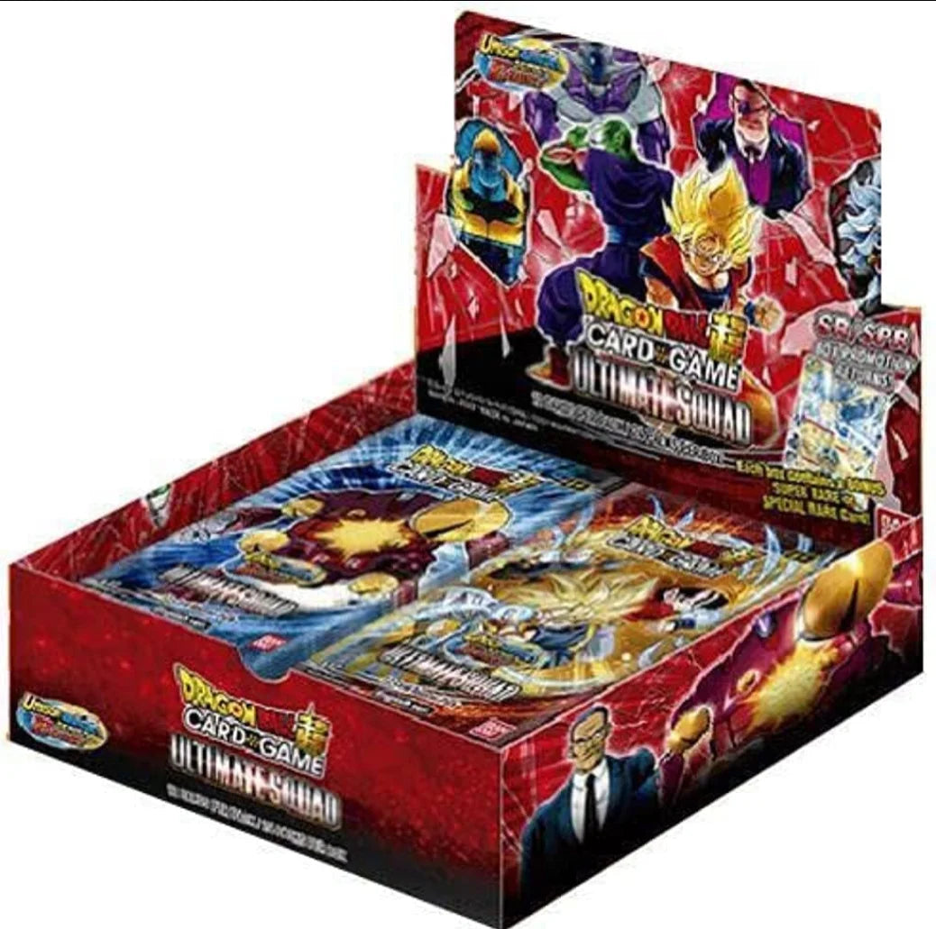dragon ball tcg booster box Super Card Game: Ultimate Squad – MYNTED Glazing Type:UV Acrylic Draghi leggendari German Yu-Gi-Oh style art Where can i buy