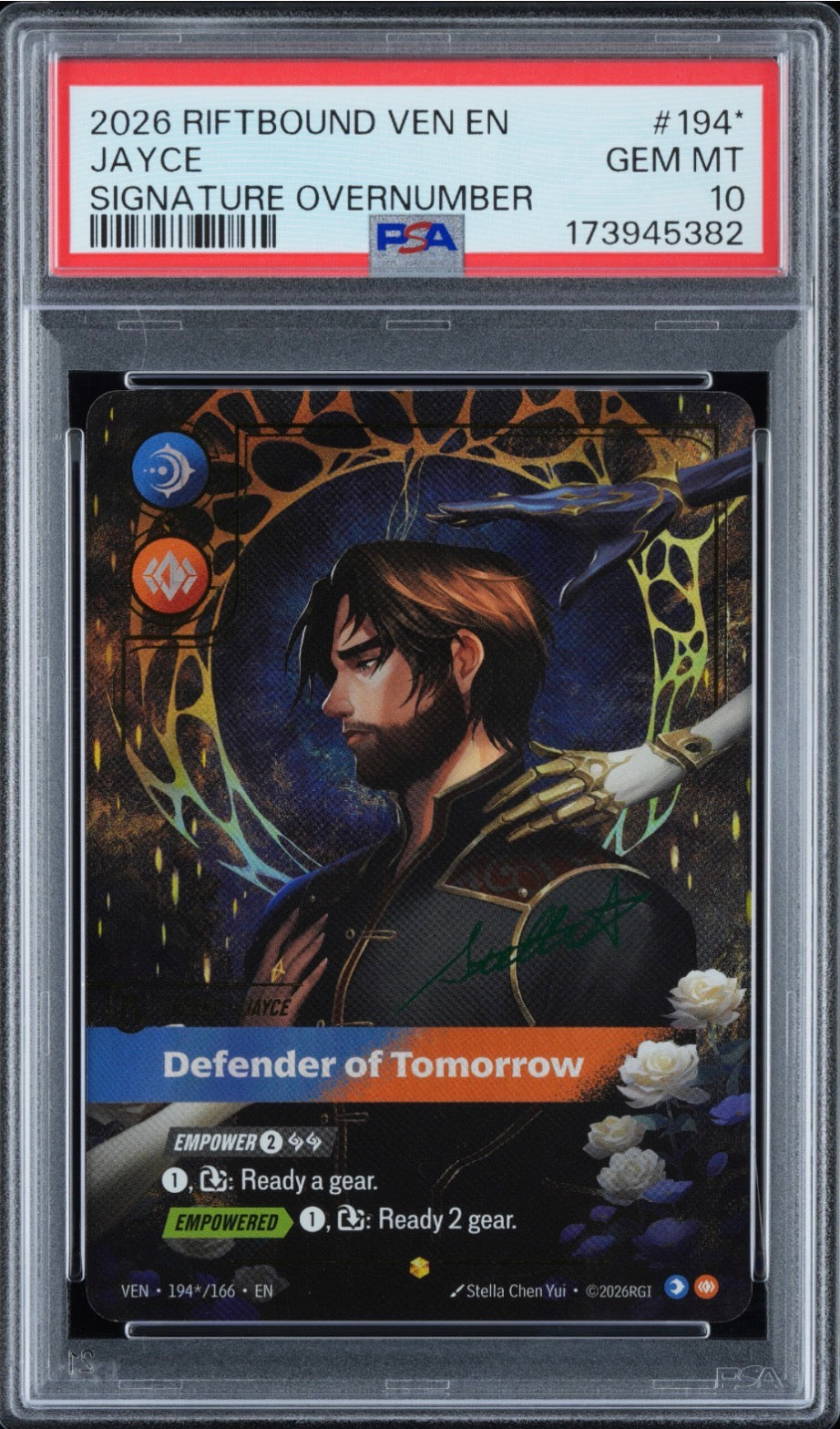 [サイン入り] Jayce VEN 194*/166 EN Jayce - Defender of Tomorrow (Signature) 194*/166 (Vendetta) – MYNTED
