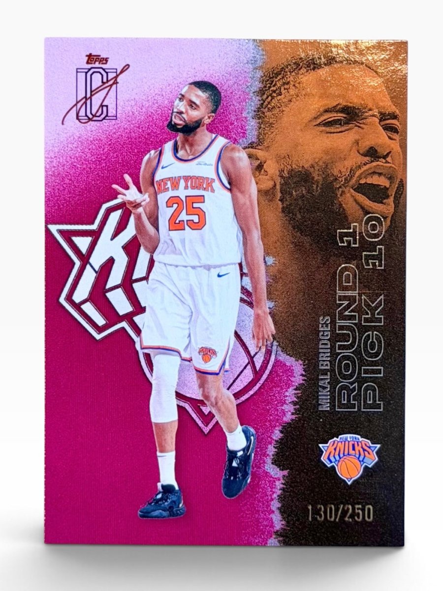 2025-26 Topps Signature Class Mikal Bridges Magenta /250 – MYNTED