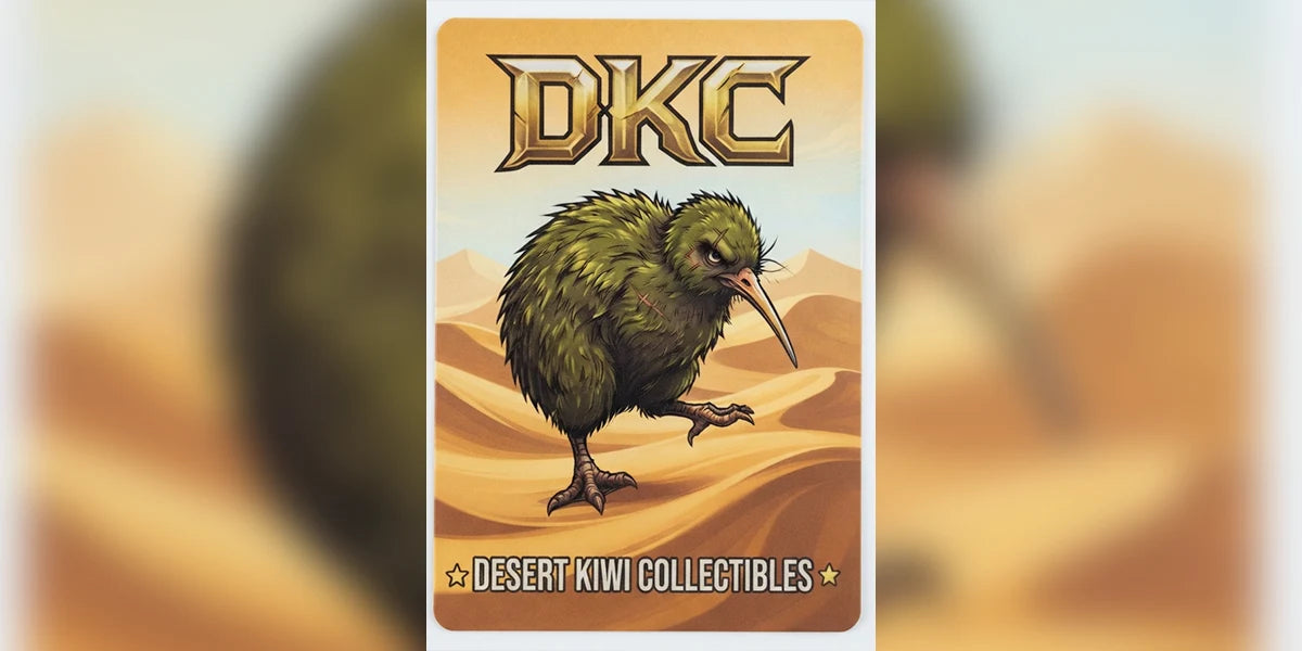 Desert Kiwi Collectibles logo – Pokémon Cards, One Piece Cards & Sports Cards vendor on MYNTED (UAE & GCC)