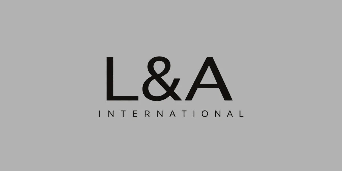 L&A International logo – Sports Cards vendor on MYNTED (UAE & GCC)