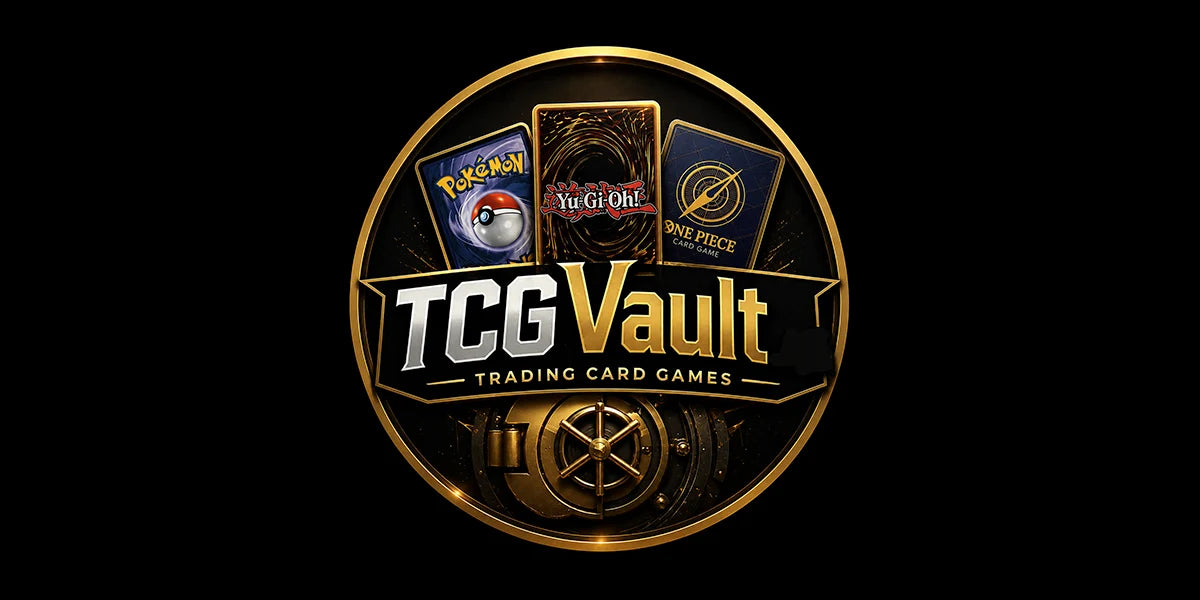 TCG Vault logo – trading cards & sealed products vendor on MYNTED (UAE & GCC)
