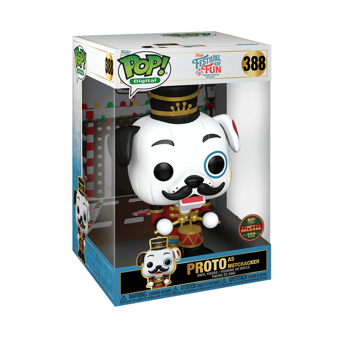 Funko Pop! Digital: Festival of Fun - Proto As Nutcracker #388, NFT Release 499 Pieces Limited Edition