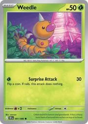 001/086 Weedle - Chaos Rising by Poké Zen DXB on MYNTED