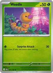 001/086 Weedle - Reverse Holo - Chaos Rising by Poké Zen DXB on MYNTED