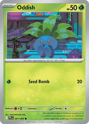 001/094 Oddish Normal · Phantasmal Flames (PFL) by PokeMarsi on MYNTED