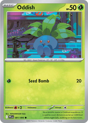 001/094 Oddish - Phantasmal Flames by Poké Zen DXB on MYNTED