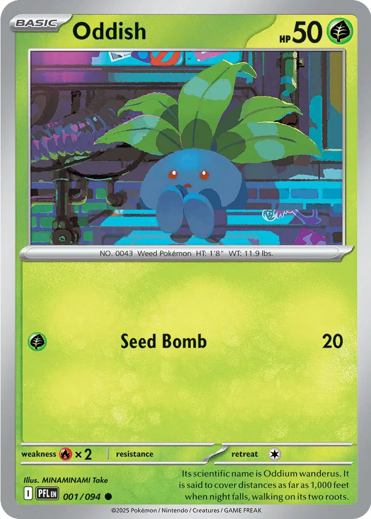 001/094 Oddish - Phantasmal Flames by Poké Zen DXB on MYNTED