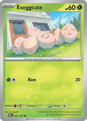 001/131 Exeggcute - Reverse Holo - Prismatic Evolutions by Poké Zen DXB on MYNTED