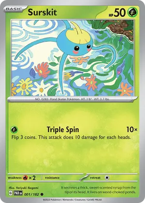 001/182 Surskit - Paradox Rift by Poké Zen DXB on MYNTED