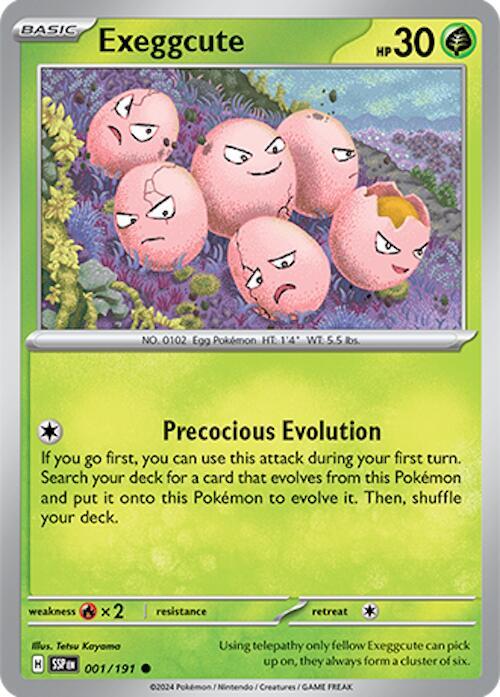 001/191 Exeggcute Normal · Surging Sparks (SSP) by PokeMarsi on MYNTED