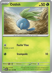 001/197 Oddish - Obsidian Flames by Poké Zen DXB on MYNTED