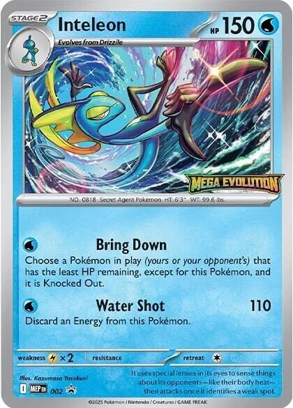 Inteleon - [SEALED] 002 - ME: Mega Evolution Promo (MEP)