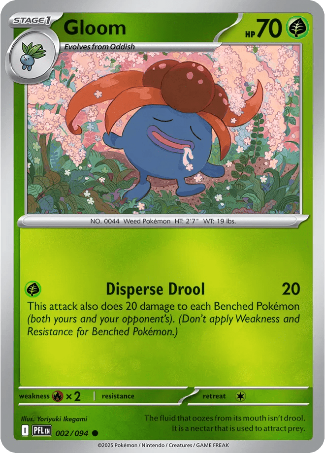 002/094 Gloom - Reverse Holo - Phantasmal Flames by Poké Zen DXB on MYNTED