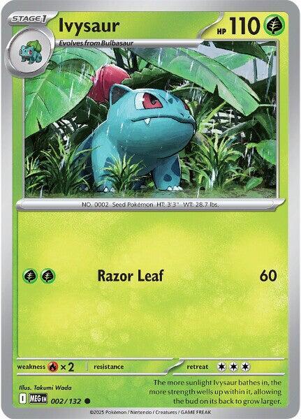 002/132 · Ivysaur · Reverse Holo (MEG) by PokeMarsi on MYNTED