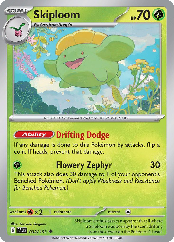 002/193 Skiploom - Paldea Evolved by Poké Zen DXB on MYNTED