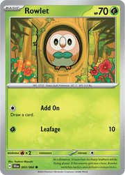 003/064 Rowlet - Shrouded Fable by Poké Zen DXB on MYNTED