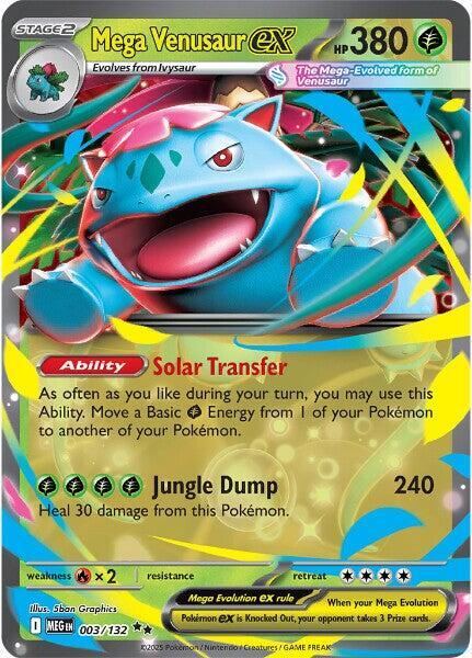 003/132 · Mega Venusaur ex · Holo (MEG) by PokeMarsi on MYNTED