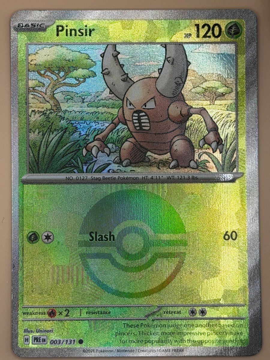 003/132 Pinsir - Pokeball Pattern - Prismatic Evolutions by Poké Zen DXB on MYNTED