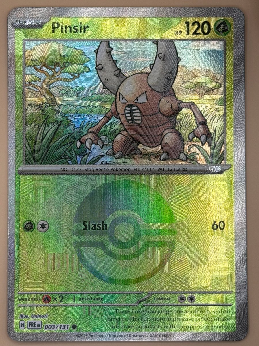 003/132 Pinsir - Pokeball Pattern - Prismatic Evolutions by Poké Zen DXB on MYNTED