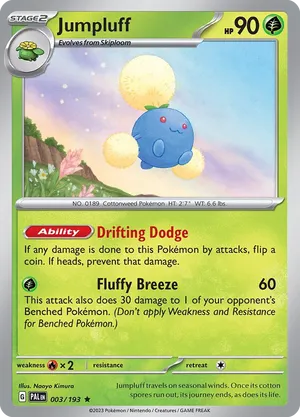 003/193 Jumpluff - Paldea Evolved by Poké Zen DXB on MYNTED