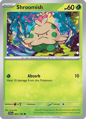 003/198 Shroomish - Scarlet & Violet by Poké Zen DXB on MYNTED