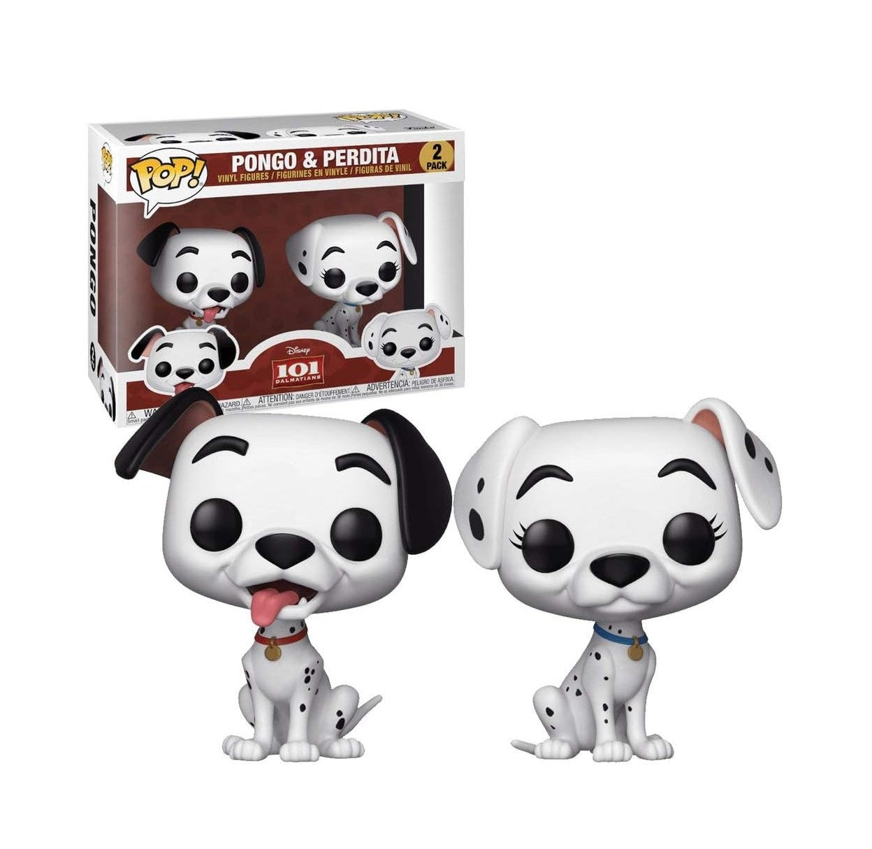 Funko Pop!: Disney 101 Dalmations - Pongo & Peridita (2 Pack) POP in a Box exclusive