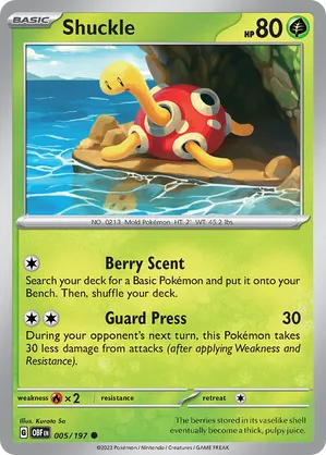 005/197 Shuckle - Obsidian Flames by Poké Zen DXB on MYNTED