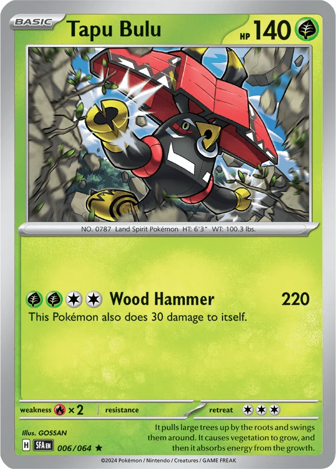 006/064 Tapu Bulu - Shrouded Fable by Poké Zen DXB on MYNTED