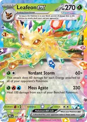 006/131 Leafeon ex - Prismatic Evolutions by Poké Zen DXB on MYNTED