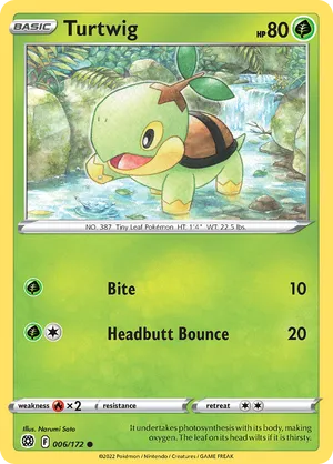 006/172 Turtwig - Brilliant Stars by Poké Zen DXB on MYNTED