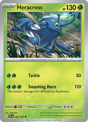 006/193 Heracross - Reverse Holo - Paldea Evolved by Poké Zen DXB on MYNTED