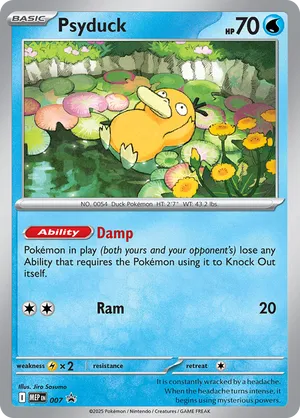 007 Psyduck - ME Black Star Promos by Poké Zen DXB on MYNTED