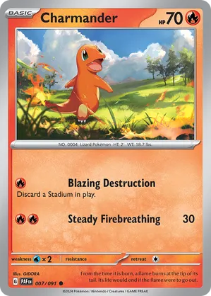 007/091 Charmander - Reverse Holo - Paldean Fates by Poké Zen DXB on MYNTED