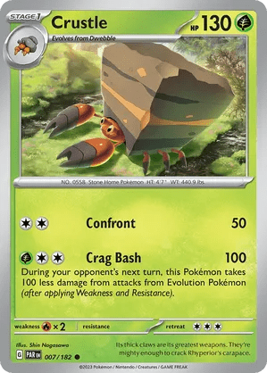 007/182 Crustle - Paradox Rift by Poké Zen DXB on MYNTED