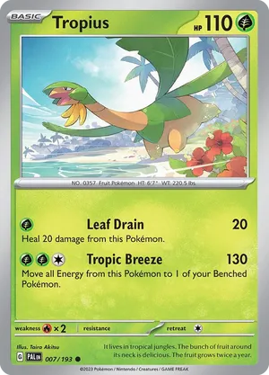 007/193 Tropius - Paldea Evolved by Poké Zen DXB on MYNTED