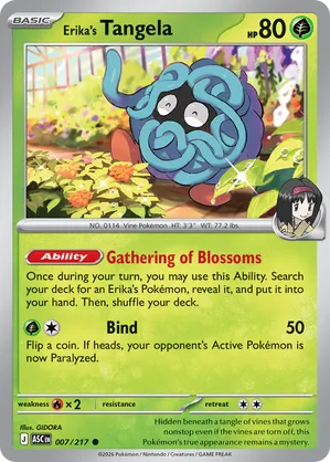 007/217 Erika's Tangela - Ascended Heroes by Poké Zen DXB on MYNTED