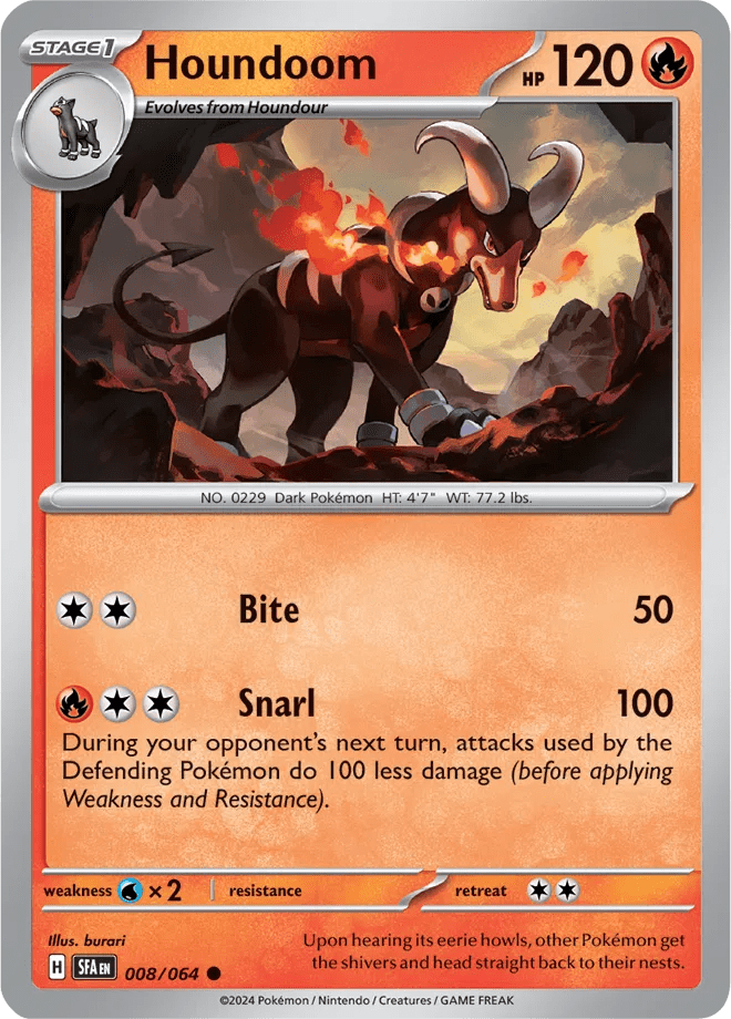 008/064 Houndoom - Shrouded Fable by Poké Zen DXB on MYNTED