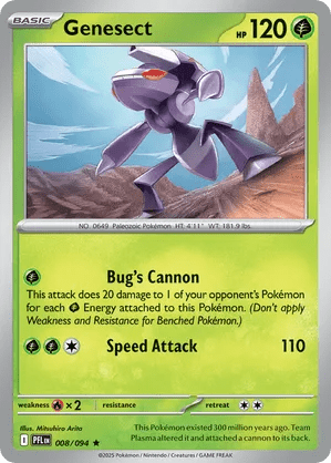008/094 Genesect - Phantasmal Flames by Poké Zen DXB on MYNTED
