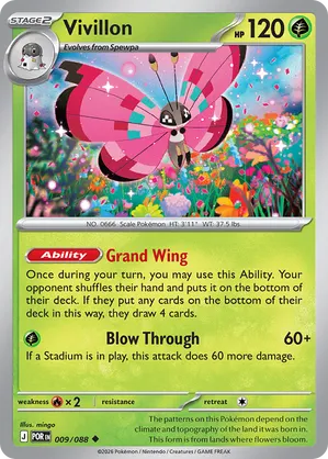 009/088 Vivillon - Perfect Order by Poké Zen DXB on MYNTED