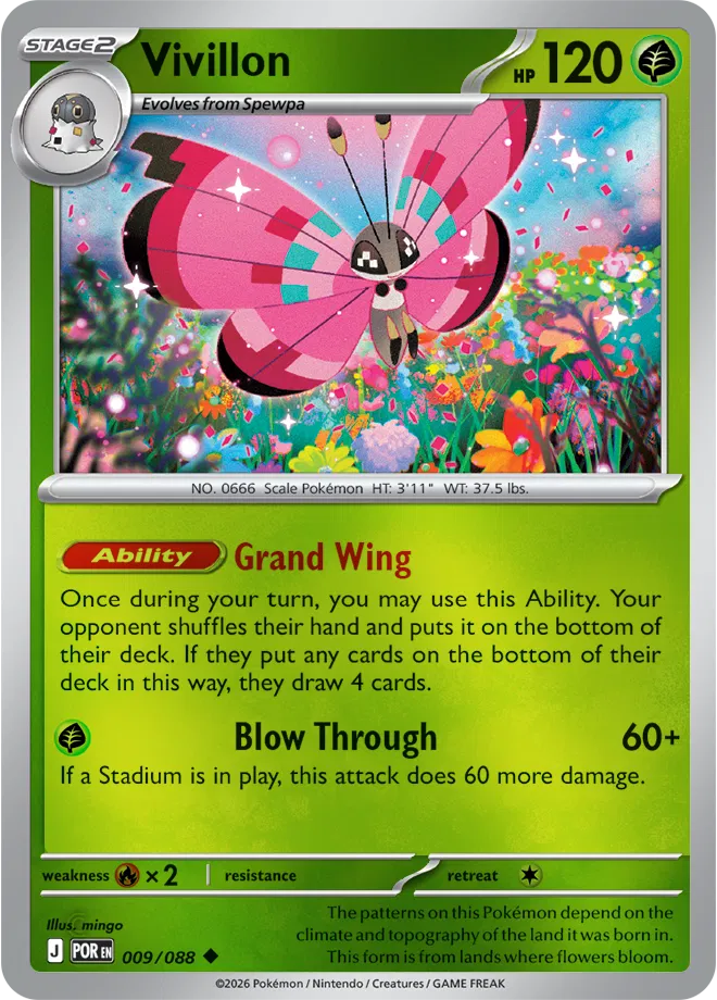 009/088 Vivillon - Reverse Holo - Perfect Order by Poké Zen DXB on MYNTED