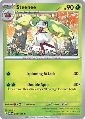 009/182 Steenee - Reverse Holo - Paradox Rift by Poké Zen DXB on MYNTED