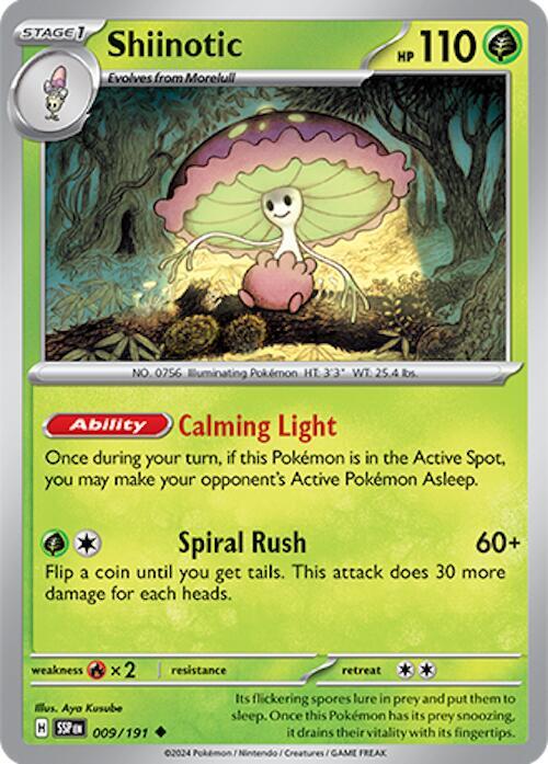 009/191 Shiinotic Normal · Surging Sparks (SSP) by PokeMarsi on MYNTED
