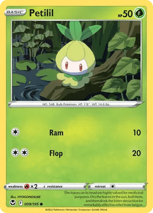 009/195 Petilil - Silver Tempest by Poké Zen DXB on MYNTED
