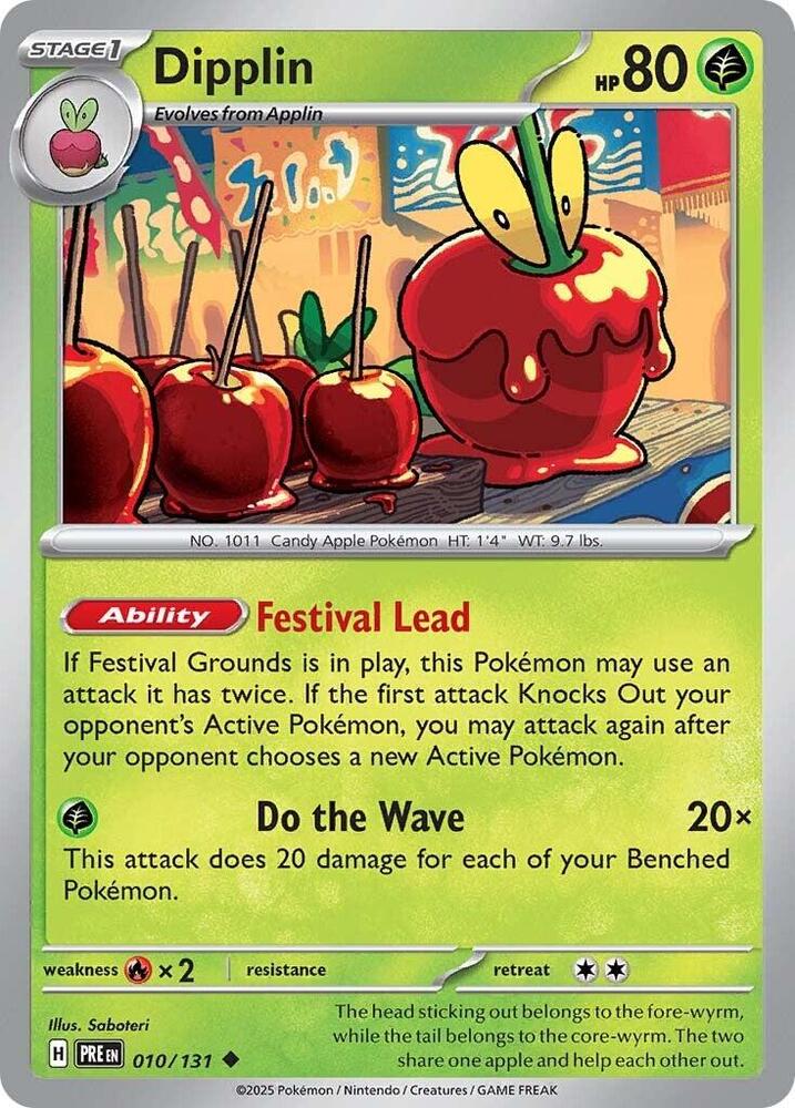 010/131 · Dipplin · Reverse Holo (PRE) by Dusk TCG on MYNTED