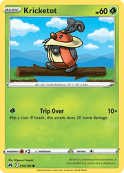 010/159 Kricketot - Reverse Holo - Crown Zenith by Poké Zen DXB on MYNTED