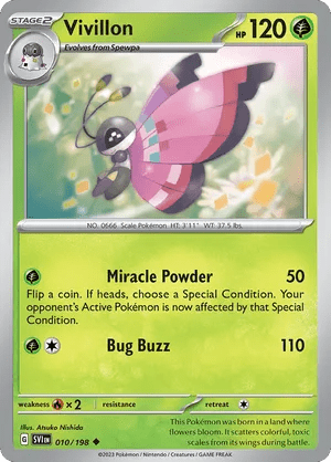 010/198 Vivillon - Scarlet & Violet by Poké Zen DXB on MYNTED