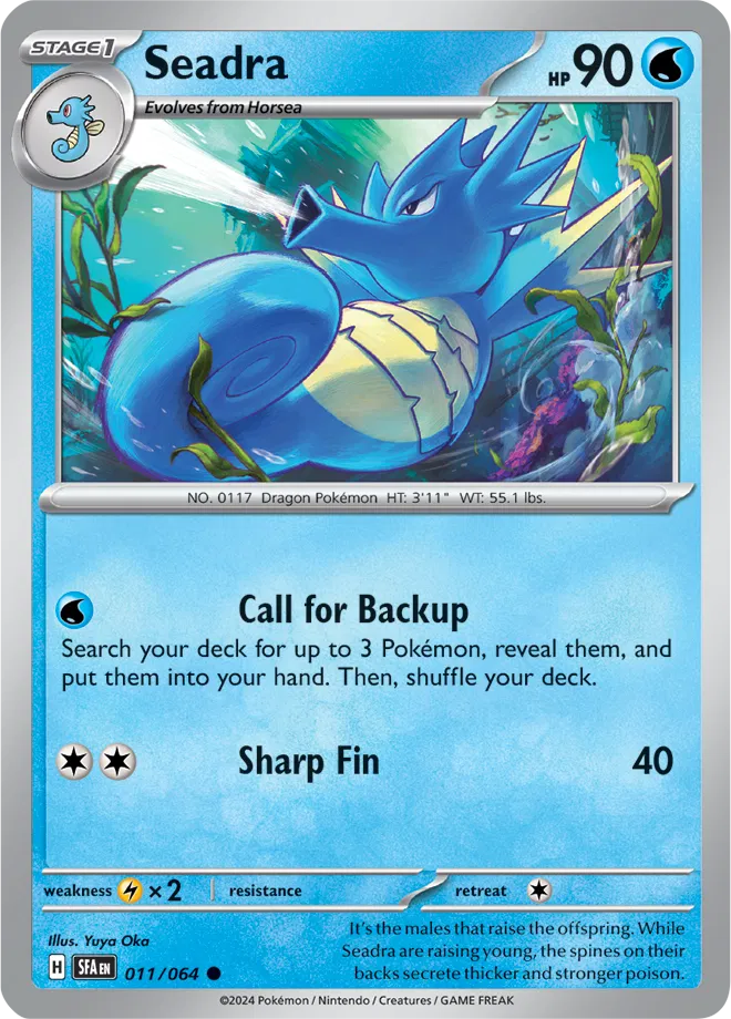 011/064 Seadra - Reverse Holo - Shrouded Fable by Poké Zen DXB on MYNTED