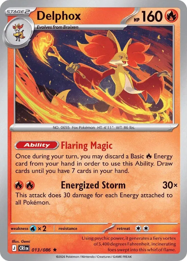 011/086 Delphox - Chaos Rising by Poké Zen DXB on MYNTED