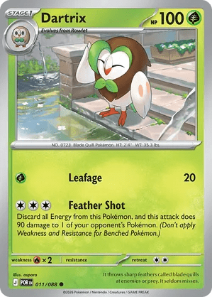 011/088 Dartrix - Perfect Order by Poké Zen DXB on MYNTED